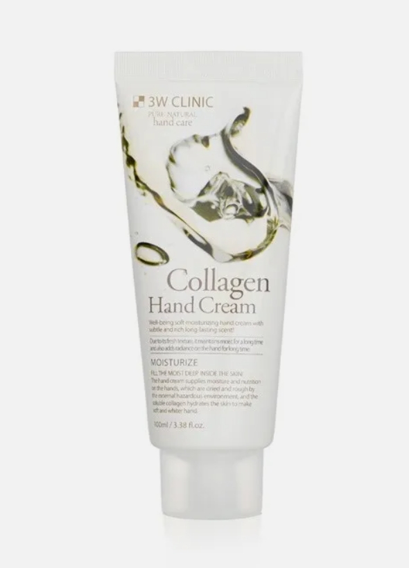 NEW 3W Clinic Hand Cream - Collagen 100ml Womens Skin Care